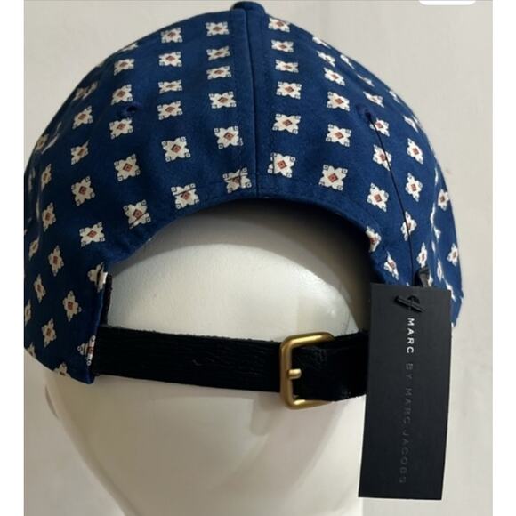 MARC BY MARC JACOBS Unisex Indigo Print Adjustable Leather Strap NWT - Picture 6 of 7